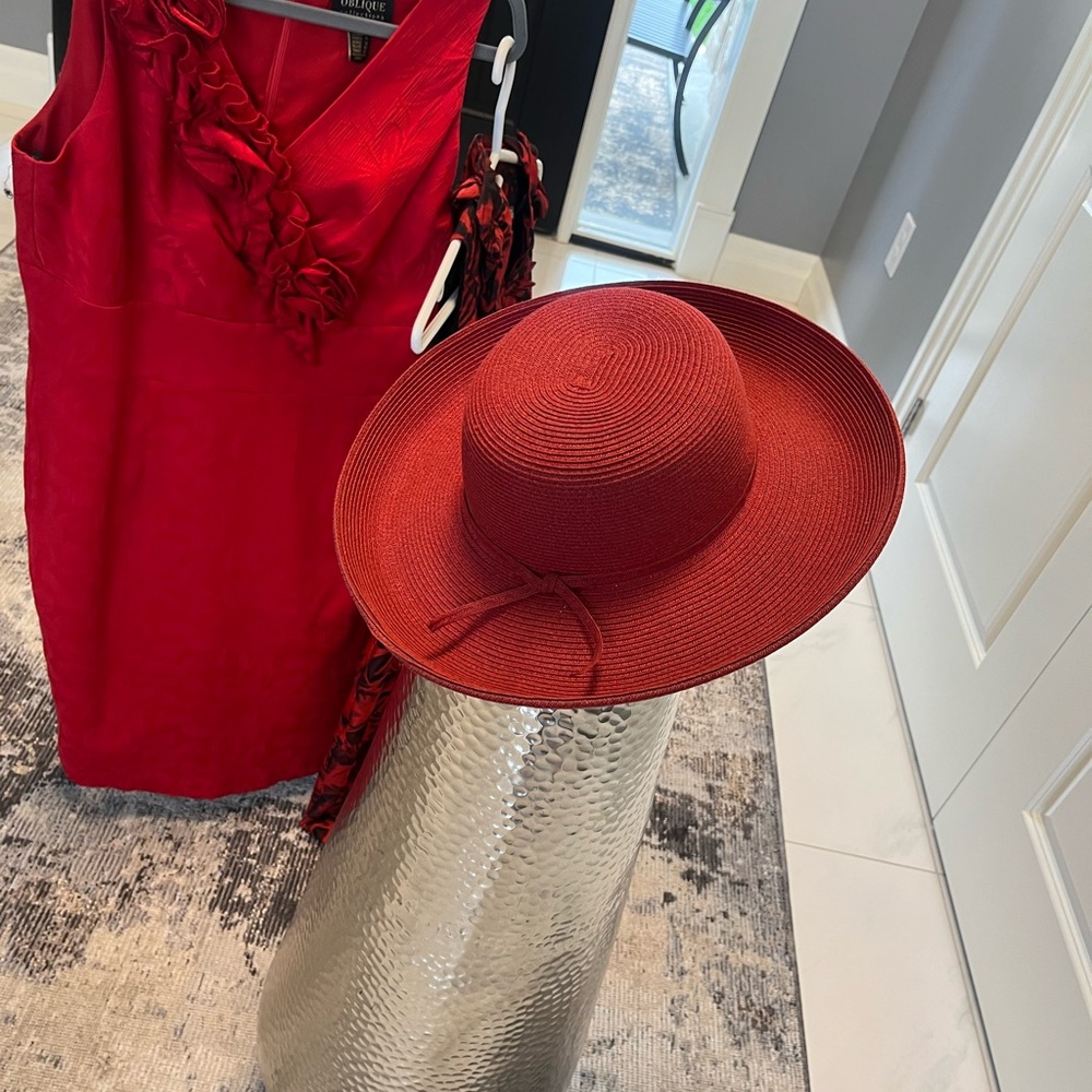 SAN DIEGOHAT CO muted red Kentucky Derby hat 🎩 hat only